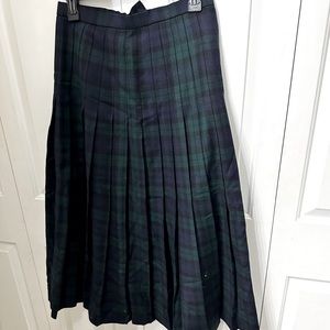 The Scotch House | Wool Plaid Pleated Skirt